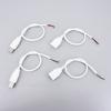 2pin 4Pin 5V USB 2.0 Power Supply Cable Female Male Jack Charging Extension Connector Wire white 0.3m 1m