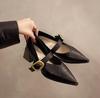 Fashion Design High Heeled Mary Jane 2025 NEW Pointed Toe Women Single Shoes PU Leather Comfort Spring Summer Dress Sexy Women's Shoes
