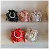 Small Fairy Bag Water Bucket Style With Pearl Detailing For Daily Use