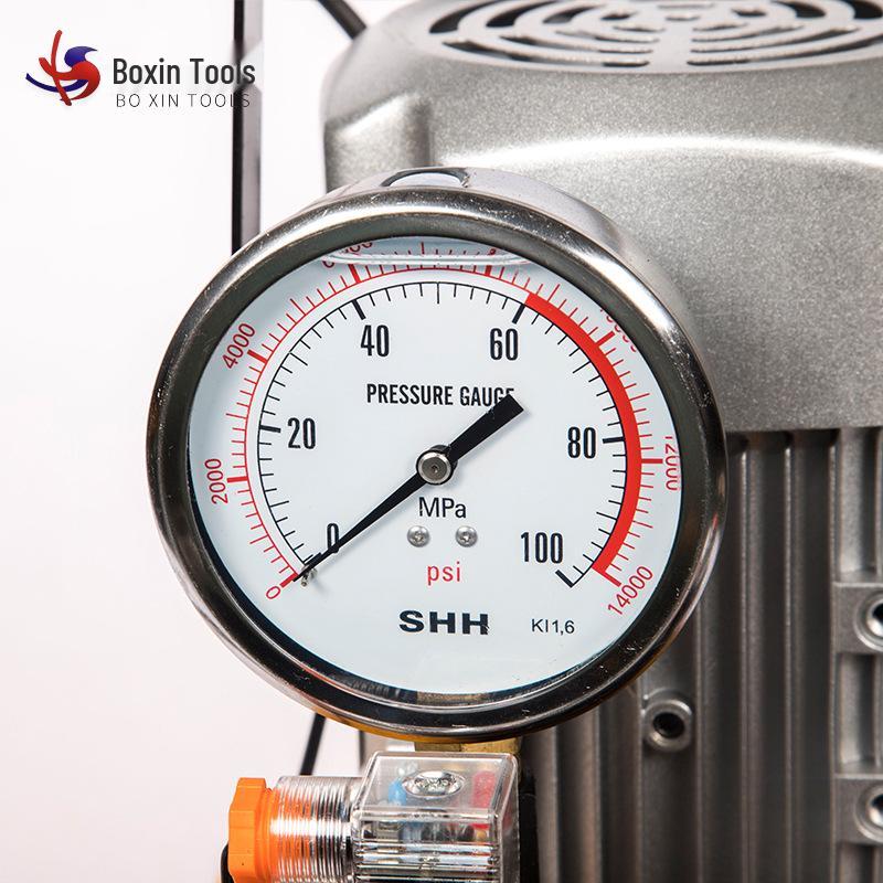 Portable Multi-Functional High-Pressure Hydraulic Pump with Double Solenoid Valve