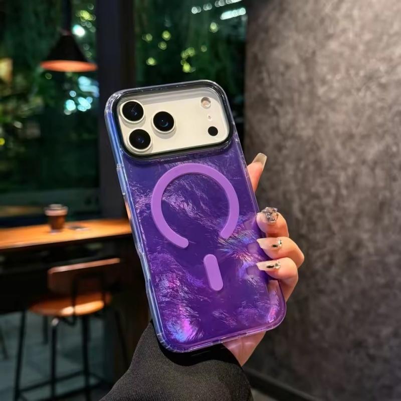 The Gradient Color Design Is Fashionable and Glacier Patterned 17Pro 17Air For Iphone 17 Pro Max Case Reen Blue