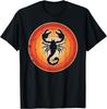 Scorpione Retro Vintage Anni '70 Tramonto Insetto Uomo Donna Zodiaco Regalo T-shirt Unisex Uomo Donna Magliette Top