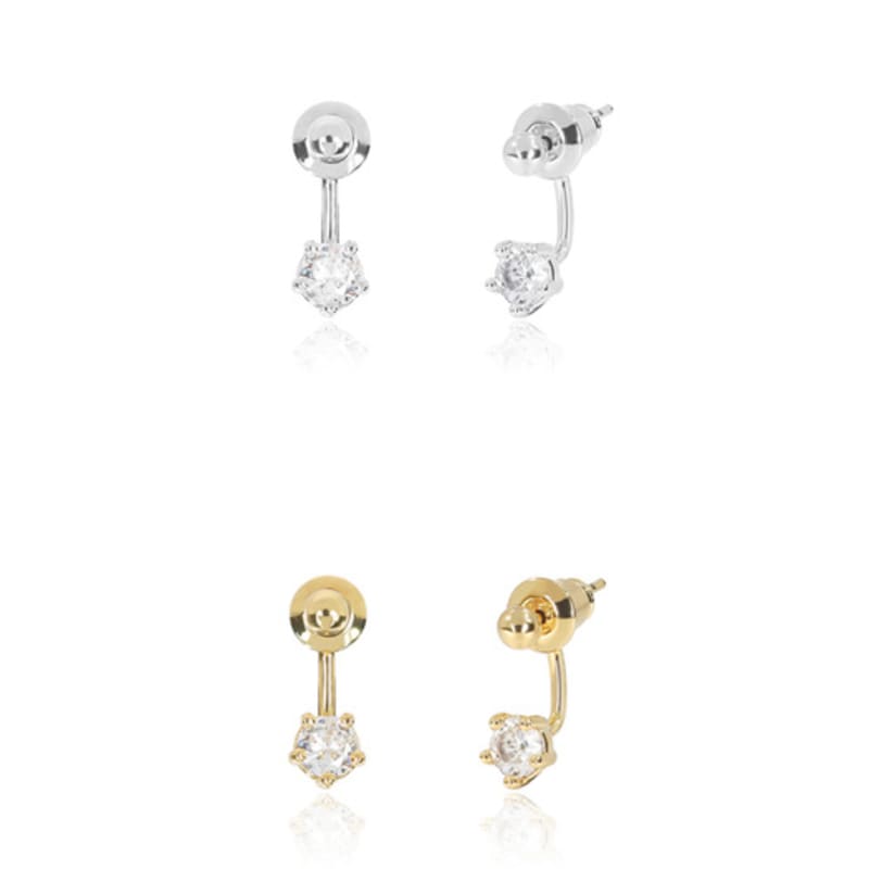 OVLA CIRCLE BEAM two way earring JE026