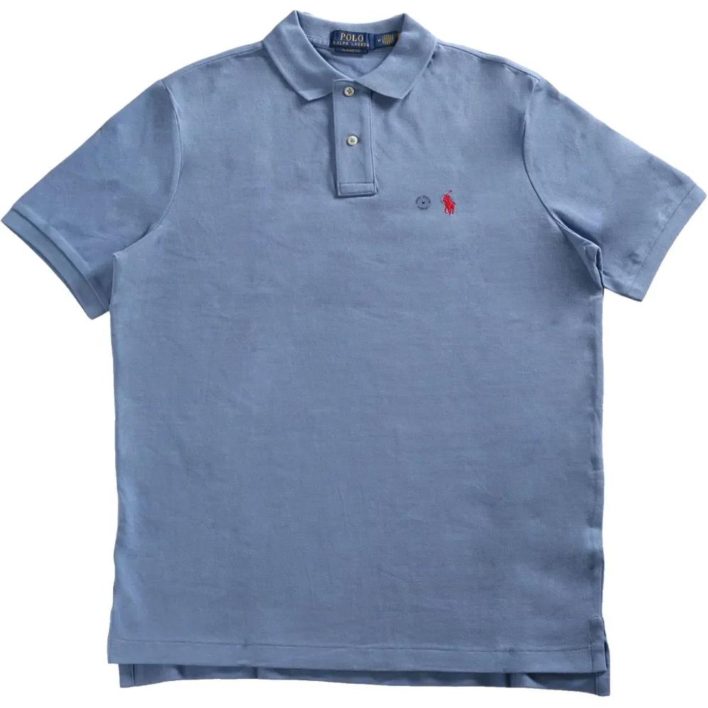 

Поло Ralph Lauren с логотипом Мужские топы Синий 710534735449 S