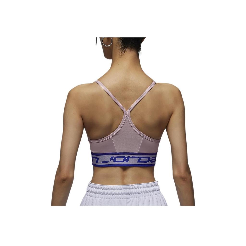 Jordan Indy Low-Intensity Support Letter Comfortable Sports Bra Women Underwear Pink-Purple-Red Harmony-Blue Gray-Purple-Red FB4096-513