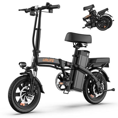 URLIFE F1L Skládací Elektrické Kolo pro Různý Terén 48V7.5AH Baterie 350W Motor Elektrické Kolo 14palcová Kola Městské Dojíždění Skládací E-Kolo