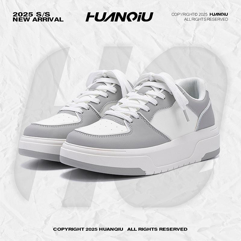 Global Board Shoes Men's Thick-soled Heightening ZHQ68517N Autumn Men's Versatile Men's Shoes Comfortable and Lightweight Casual Shoes