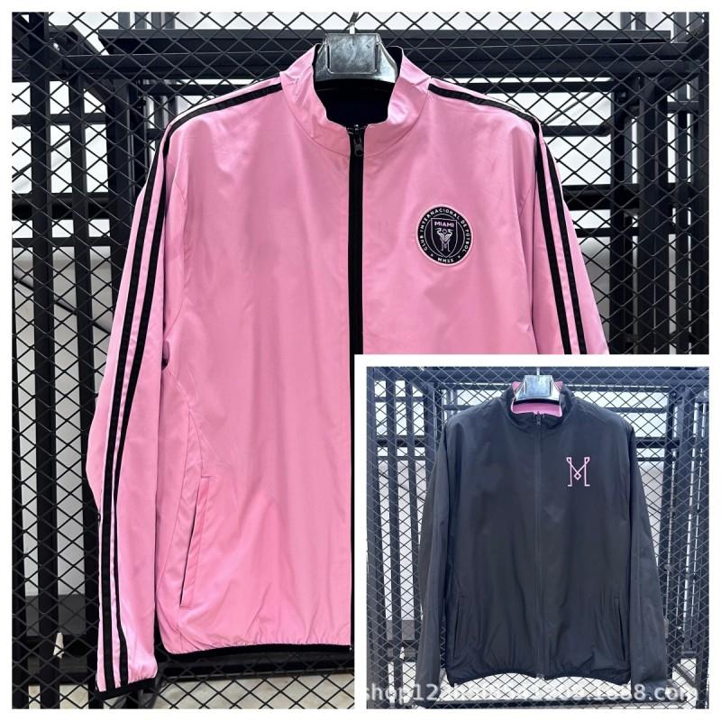 2526 Man City Argentina Germany Italy Miami '' Dortmund Embroidered Reversible Windbreaker