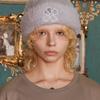 UNALLOYED FLOWER FUR BEANIE / GREY