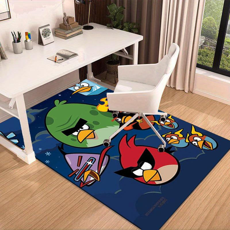 Red Birds Characters Collage Carpet, Chair Rug,Rug for Office Bedroom Living Rooms, Doormat Decor Fan Gift Christmas Gift