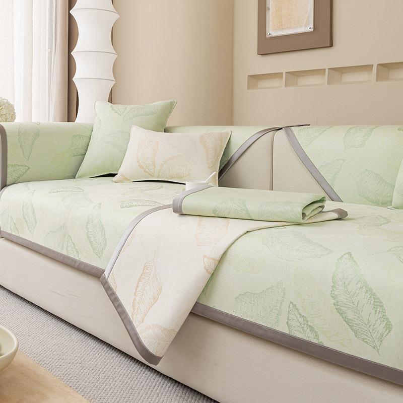 Summer Ice Silk Cool Pad Sofa Cushion Sofa Cover Simple Modern Summer Thin Sofa Cover Towel