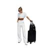 Summer Solid Color Short-Sleeve Suit and Pants Fashion Casual Set