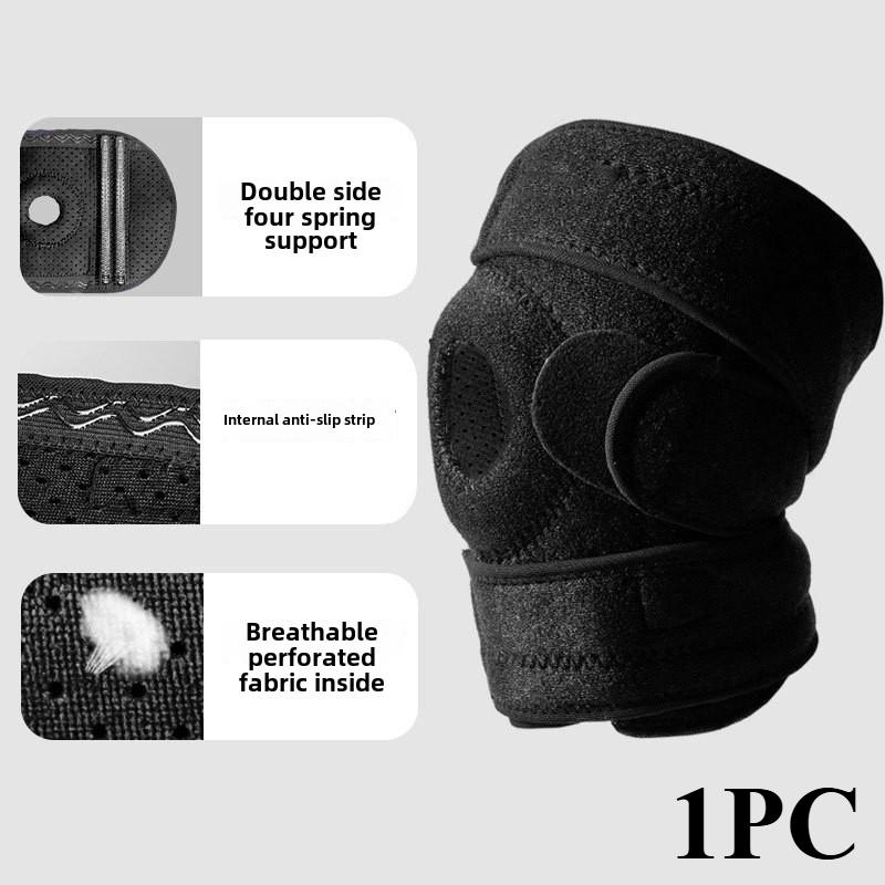

1Pc Adjustable Knee Brace Knee Support Knee Pain Relief Support Brace Pain Injury Recovery Meniscus Protection for Men Women One Size-1PC
