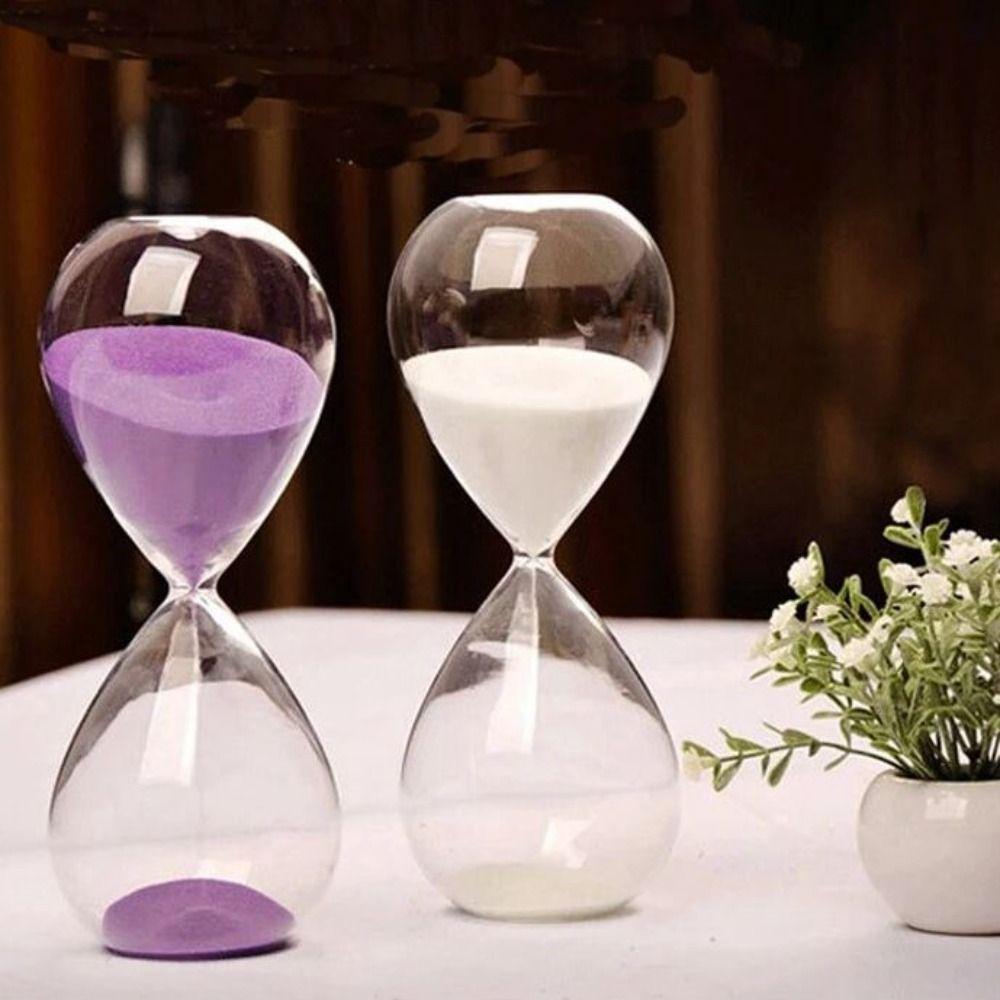 High Borosilicate Glass Hourglass Timer Delicate Sand Timer Sand Clock Hour Glass  Birthday