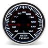 2'' 52mm Car Water Temperature Gauge 40-140 ℃ with Temp Sensor Water Temp Joint Pipe 1/8NPT Sensor Adapter Analog White Led Cas