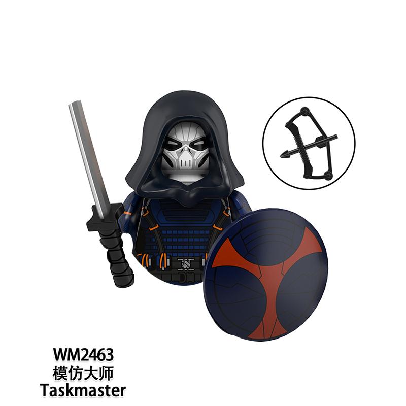 Thunderbolts Black Widow Building Blocks Daredevil  Bricks Taskmaster For Toys Gifts Children Mini Action Figures Party GIFTS