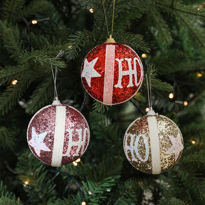 Cross-border Christmas Tree Hanging Ornament: Decorative Ball