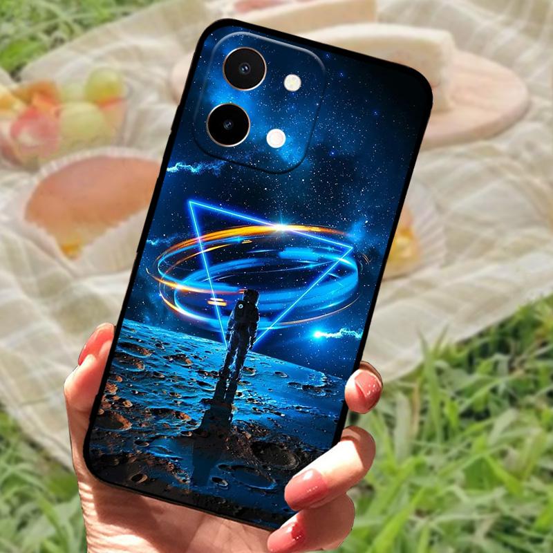 Case For Vivo Y28 4G Back Cover Anti-Falling Phone Shell For VIVO Y28 Fashion Fundas Non-slip Cartoon Soft Silicone Phone Bumper