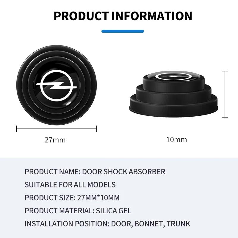 Czsvdy1 Czprfz1 Silicone Car Door Shock Pad Soundproofing Mat Accessories For Opel Astra G H J F K Vectra C D Zafira B Antara Corsa Mokka
