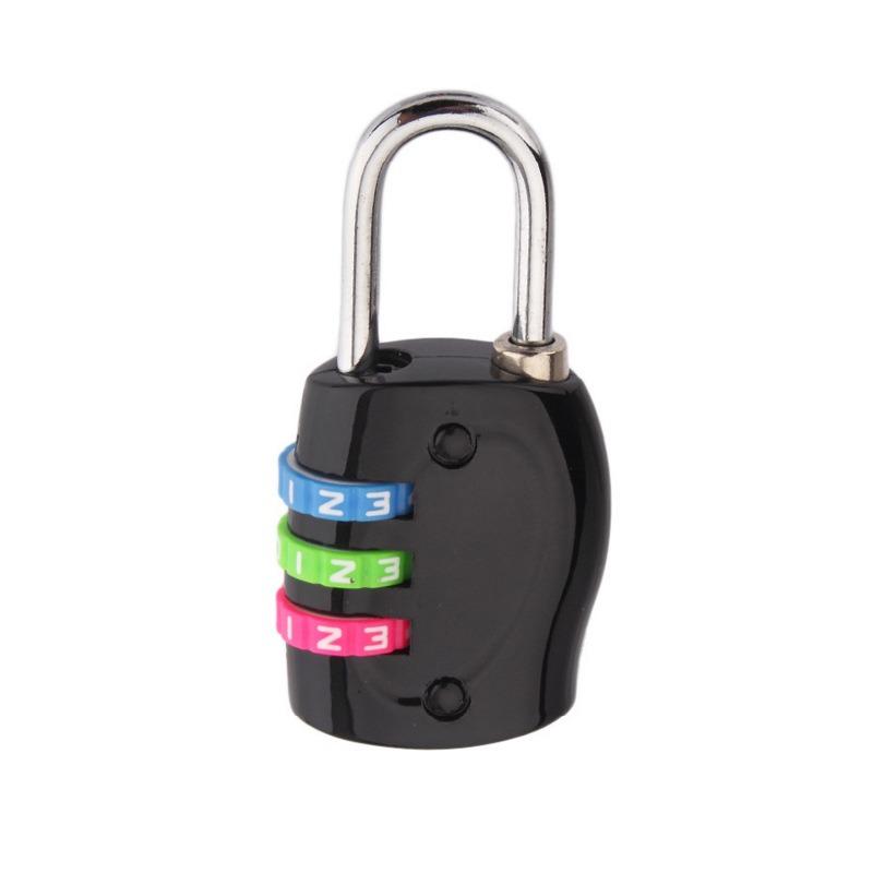1PC 3 Digit Padlocks Resettable Combo Locks Weatherproof Combination Padlocks for Gym School Locker Outdoor