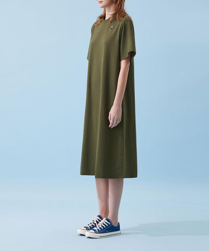Boyeon Daimaru Symbol Long Dress Khaki 031