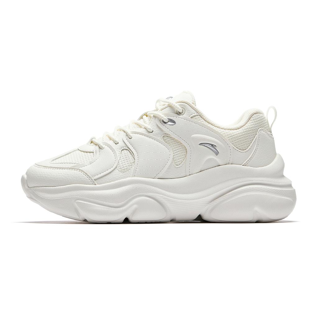 Anta Meow Meow Shoes 6 Trendy Versatile Wear Resistant Height Increasing Low Top Casual Shoes Thick Sole Dad Shoes Women sneaker White 922548888-1