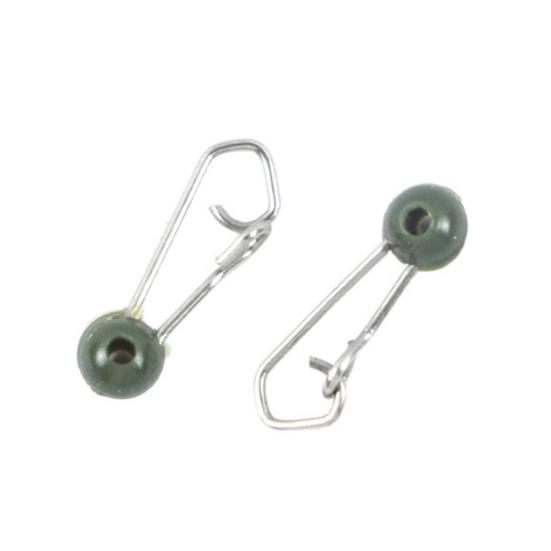 20Pcs Fishing Line Sinker Lock Snaps Fishing Clips Small Mini Design Easy To Carry Freshwater Stainless Steel Snaps Fishing Tackle