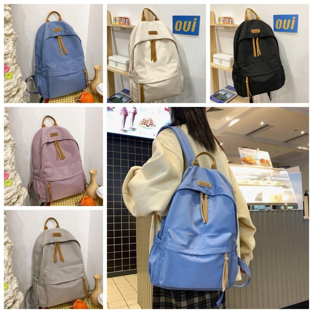 

Nylon Backpacks for School Waterproof Canvas Backpacks Fashion Unisex