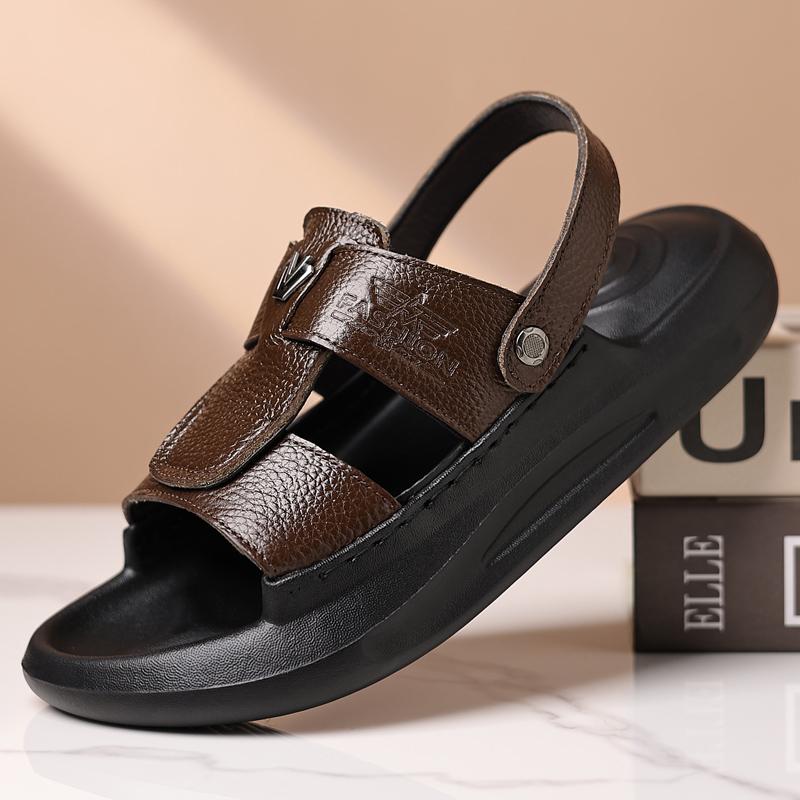 Fashion Comfortable Beach Shoes for Men 2025 New Flats Men's Breathable Stylish Sandals Outdoor Sport Sandals Lightweight Walking Shoes