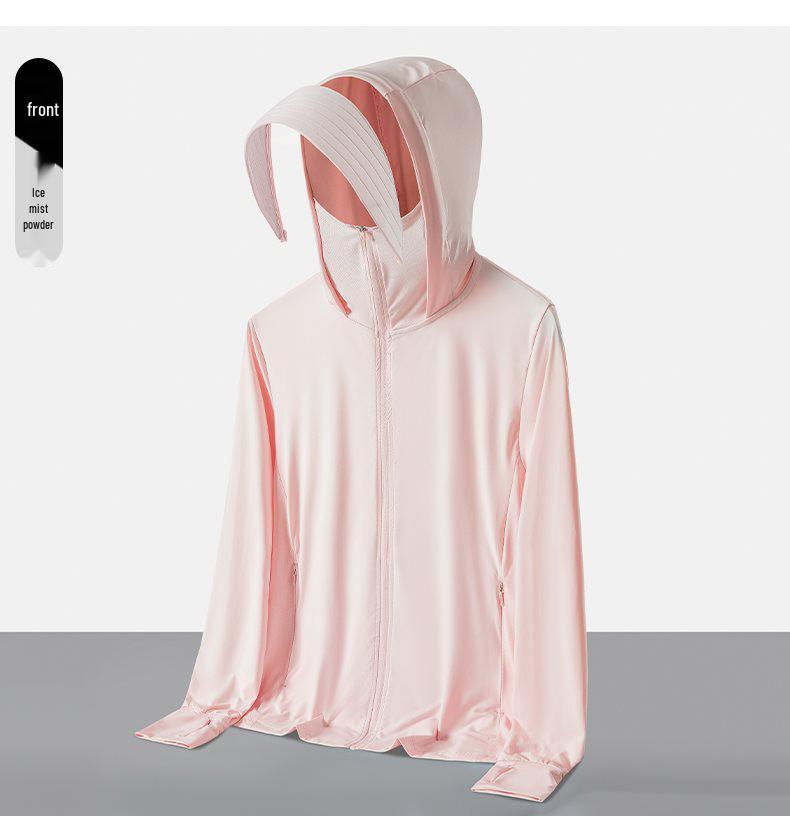 Abbigliamento con Protezione Solare UPF 100+ in Seta di Ghiaccio per Uomo e Donna - Leggero, Traspirante, Abbigliamento Estivo da Esterno, Anti-UV