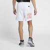 Jordan Wings Logo Breathable Basketball Shorts Men Bottoms White BQ8482-100