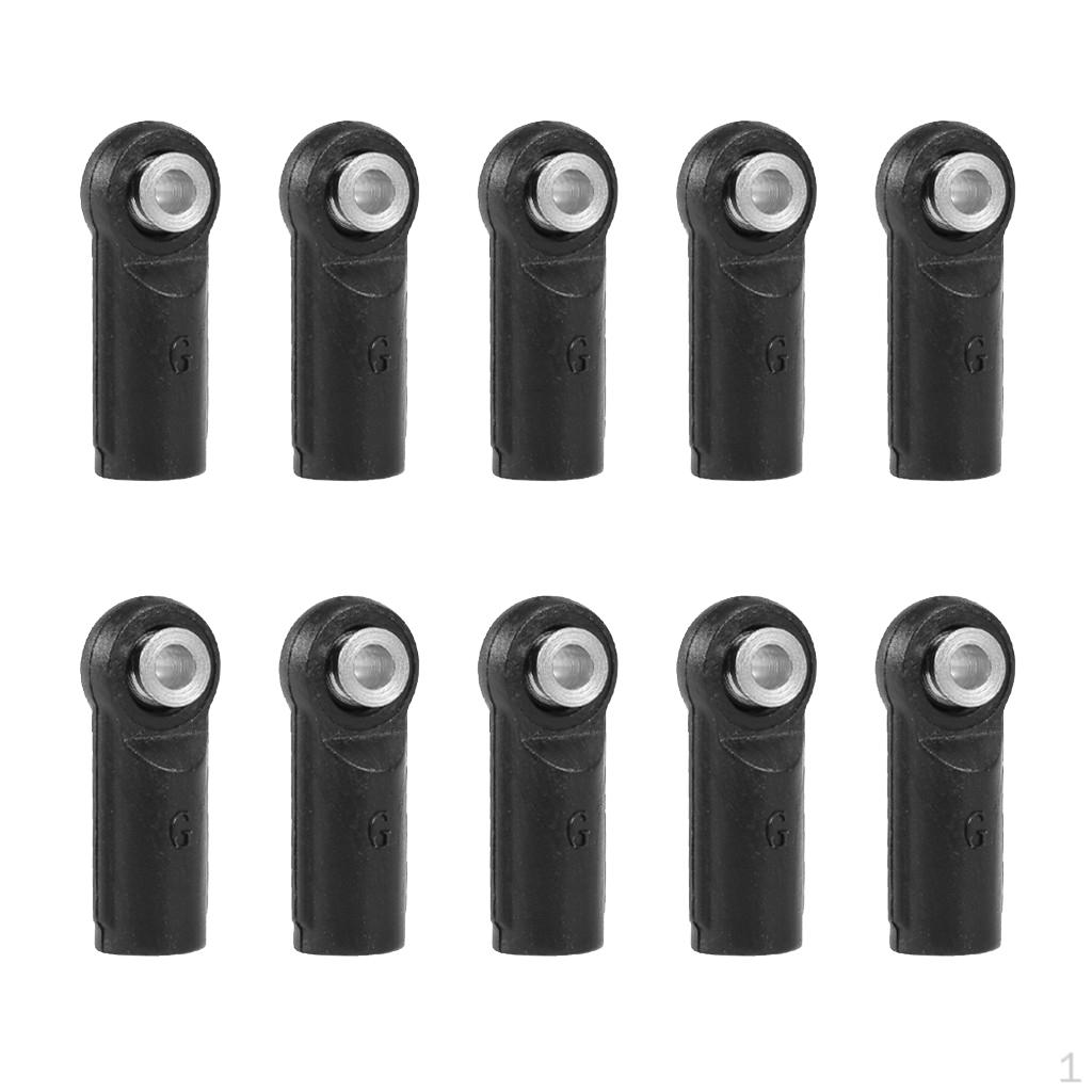 10 Pieces M4 Linkage Rod End Tie Finish Joint for RC Car Crawler