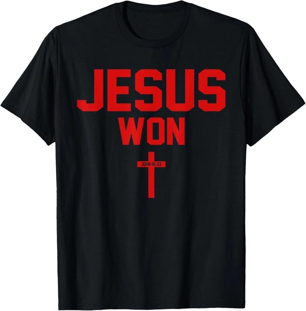 

Jesus Won Just Here To Give God Glory Ohio Pride T-Shirt Unisex T-Shirt S