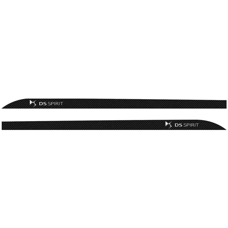 

2Pcs Car Door Side Skirt Car Body Decal fashion Carbon Fiber Stickers For Citroen DS SPIRIT DS3 DS4 DS4S DS5 DS 5LS DS6 DS7 WILD