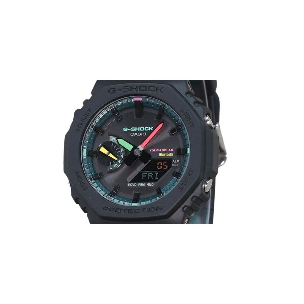Casio Ceas pentru bărbați G-Shock Analog Digital Smartphone Link Multi Fluorescent Accents Series Tough Solar GA-B2100MF-1A 200M