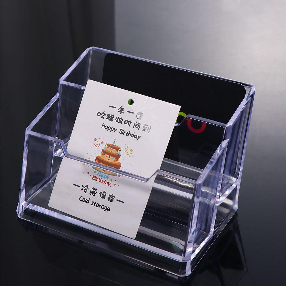 Home Office Supplies Business Card Container Cards Display Stand Card Display Shelf Name Card Rack
