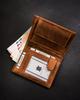 Men's Leather Wallet N4-CHM-DOG-1-BL-COGNAC