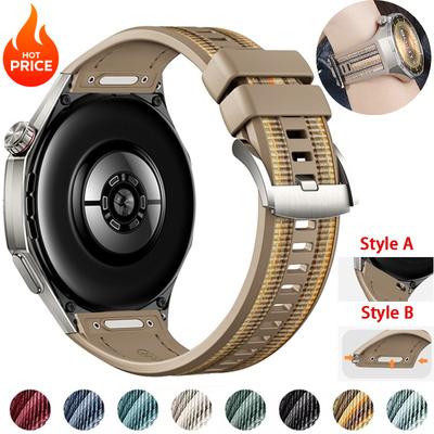 Silicone+Woven Strap For Huawei Watch GT6 Pro 46mm Sport Strap for Huawei Watch GT6 Pro 46mm Bracelet Correa Accessories