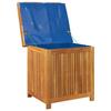 Outdoor Cushion Box 60x50x61 Cm Solid Acacia Wood
