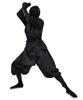 Bubu Ohana Ninja Cosplay Ninja Black Size Costume, 6-Piece Set, Halloween, Party, Event, Costume, Adult, Unisex, Outfit, (Black, XL)