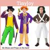Charlie And The Chocolate Factory Halloween Willy Wonka Oompa Cosplay Costume Performance Outfit
