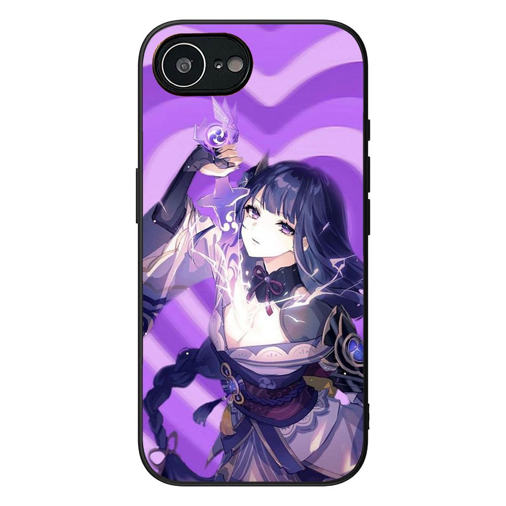 Genshins Raiden Shogun Impacts Protective Cover for Xiaomi Poco C85 C65 C75 X7 X6 M6 M8 F7 F8 Ultra F6 Pro Phone Case