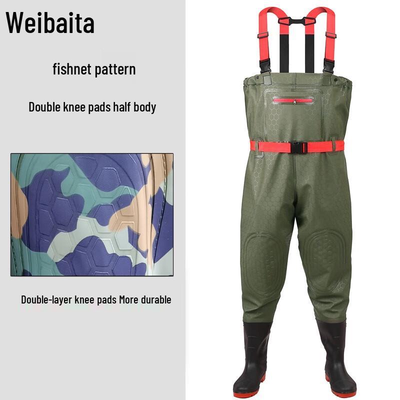 Weibaida Double Knee Waterproof Waders