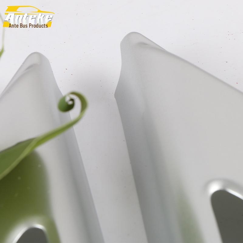 17 Kicks Car Interior Triangle Decorative Panel Sticker - Electroplated Bright Piece Accessory