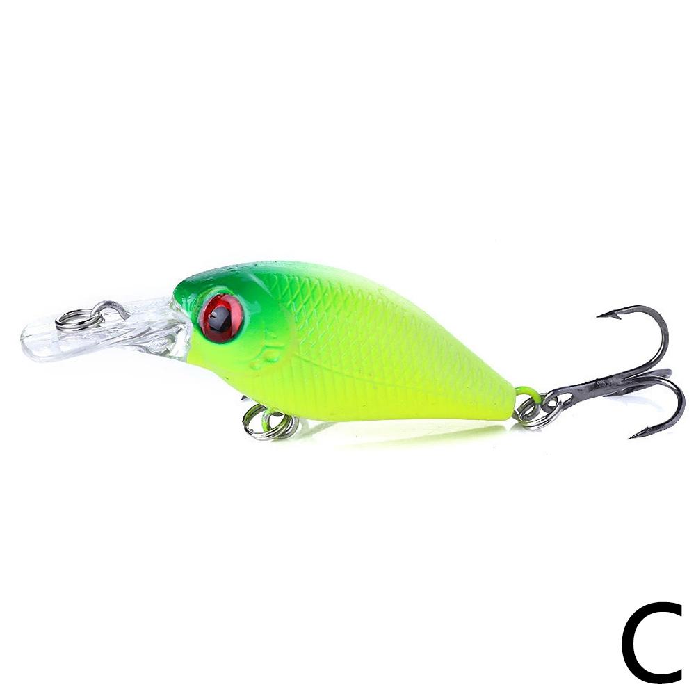 

5см 4.4г Микро Крэнкбейт Тройники №10 Колеблется Джеркбейт Крэнк Рыбалка окунь Снасть Троллинг щука T5I1 C-1pcs