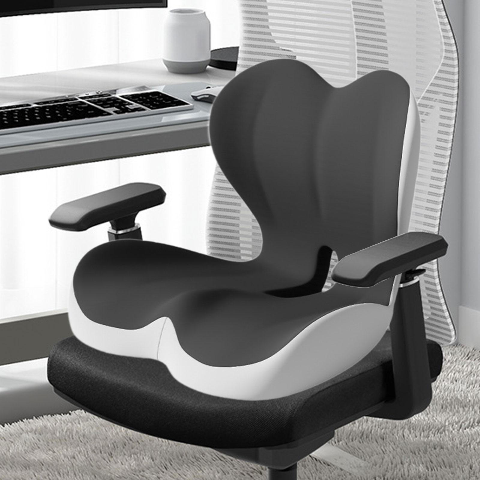 

Автомобильная нескользящая подушка с эффектом памяти, подушка для спины сиденья, съемный чехол, удобная посадка, эргономичная для Gray