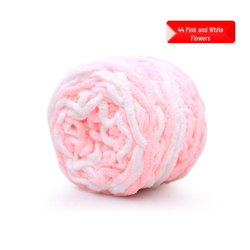 Ice Bar Chunky Soft Yarn for Hand-Knitted Scarves, Crochet Hooks, Slippers, and DIY Projects for Men and Women
