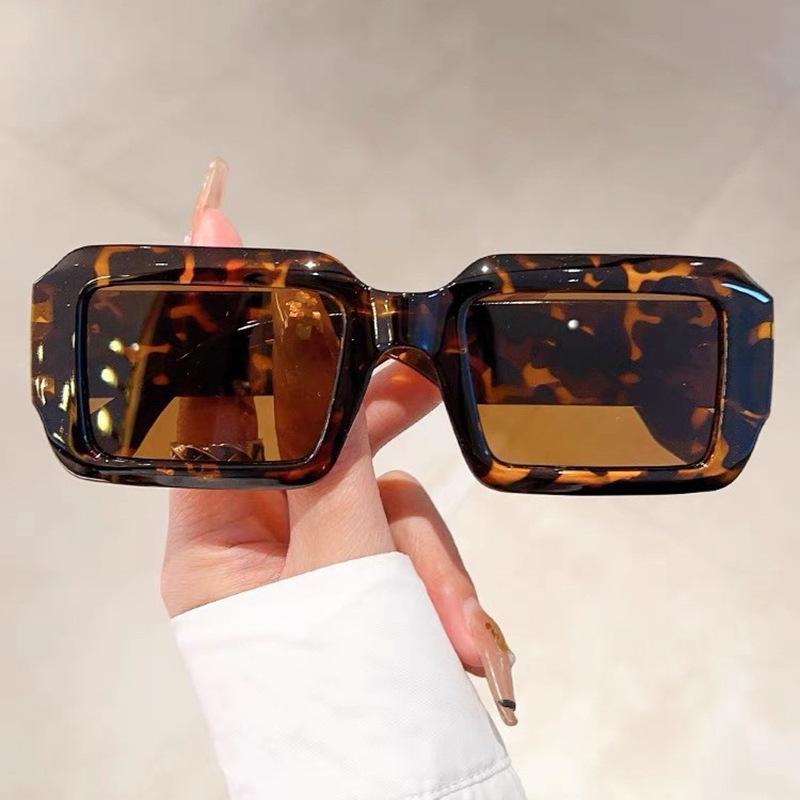 New Square Simple Sunglasses for Women Fashion Outdoor Sunshade Glasses for Men Retro Trend Luxury Brand Design Uv400