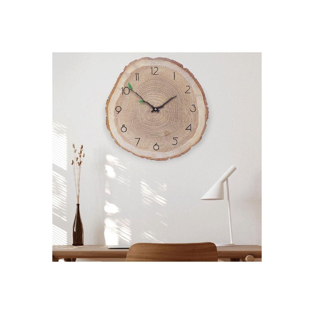 Decorative Tree Trunk Log Shaped 40 Cm Wall Clock