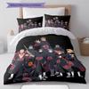 Cartoon Pattern Bedding Quilt Set Quilt Cover Pillowcase Home Decoration Birthday Gift (1 * Duvet Cover + 2 * Pillowcase, Without Core)
